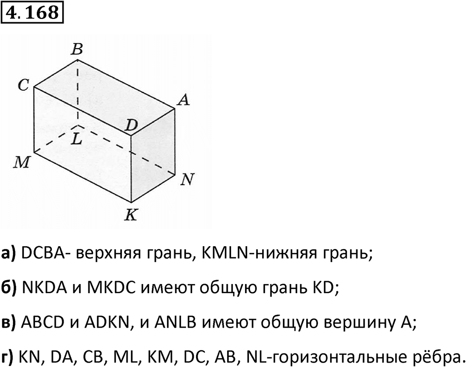 Номер 4.168 — решение 1