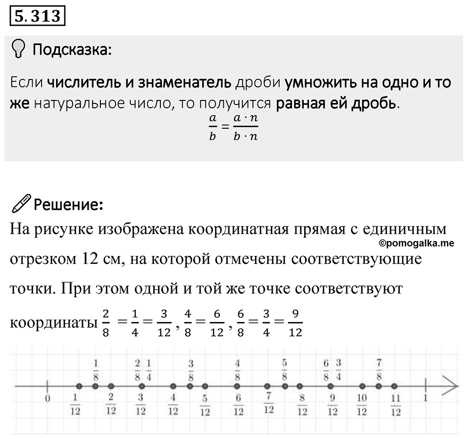 Номер 5.313 — решение 1