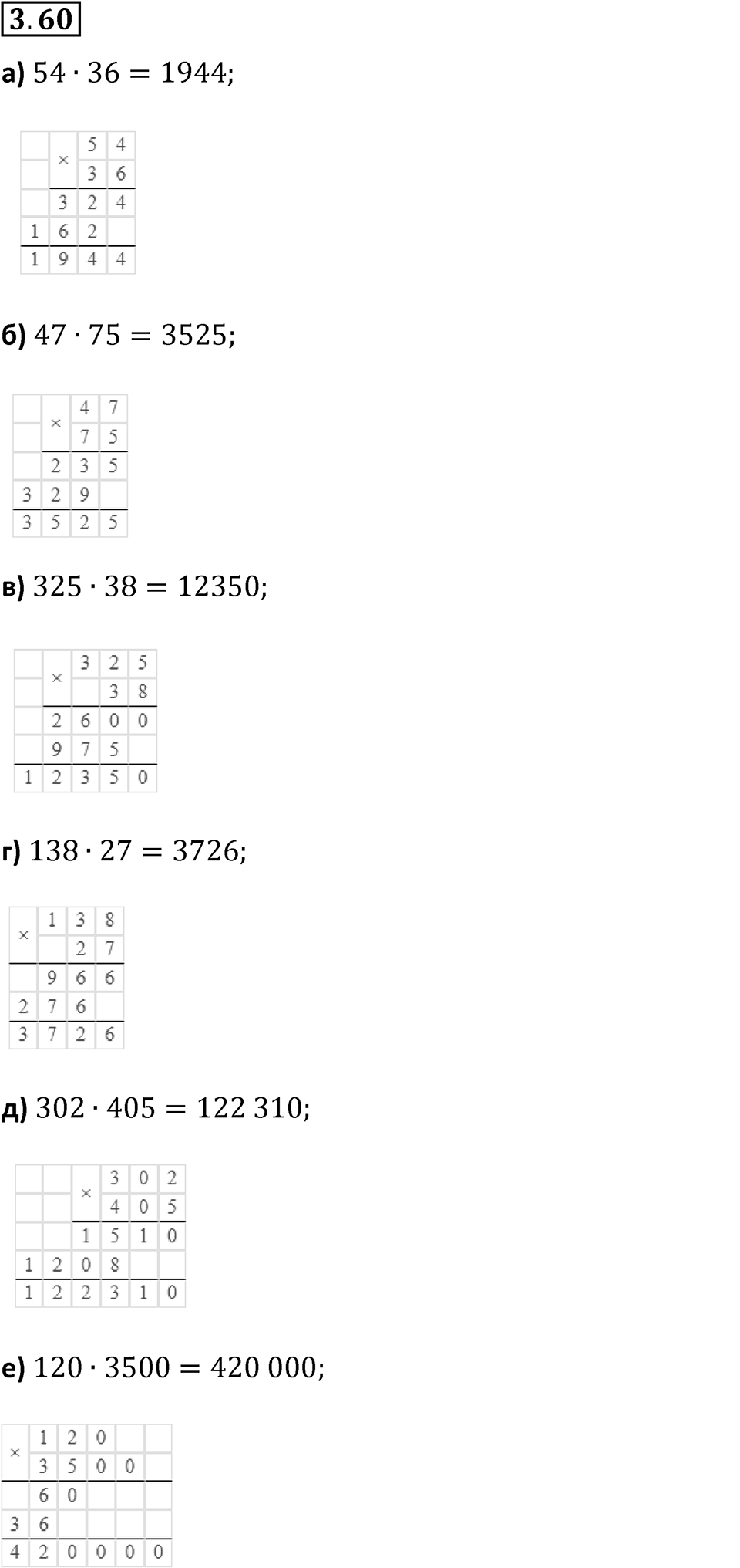 Номер 3.60 — решение 1
