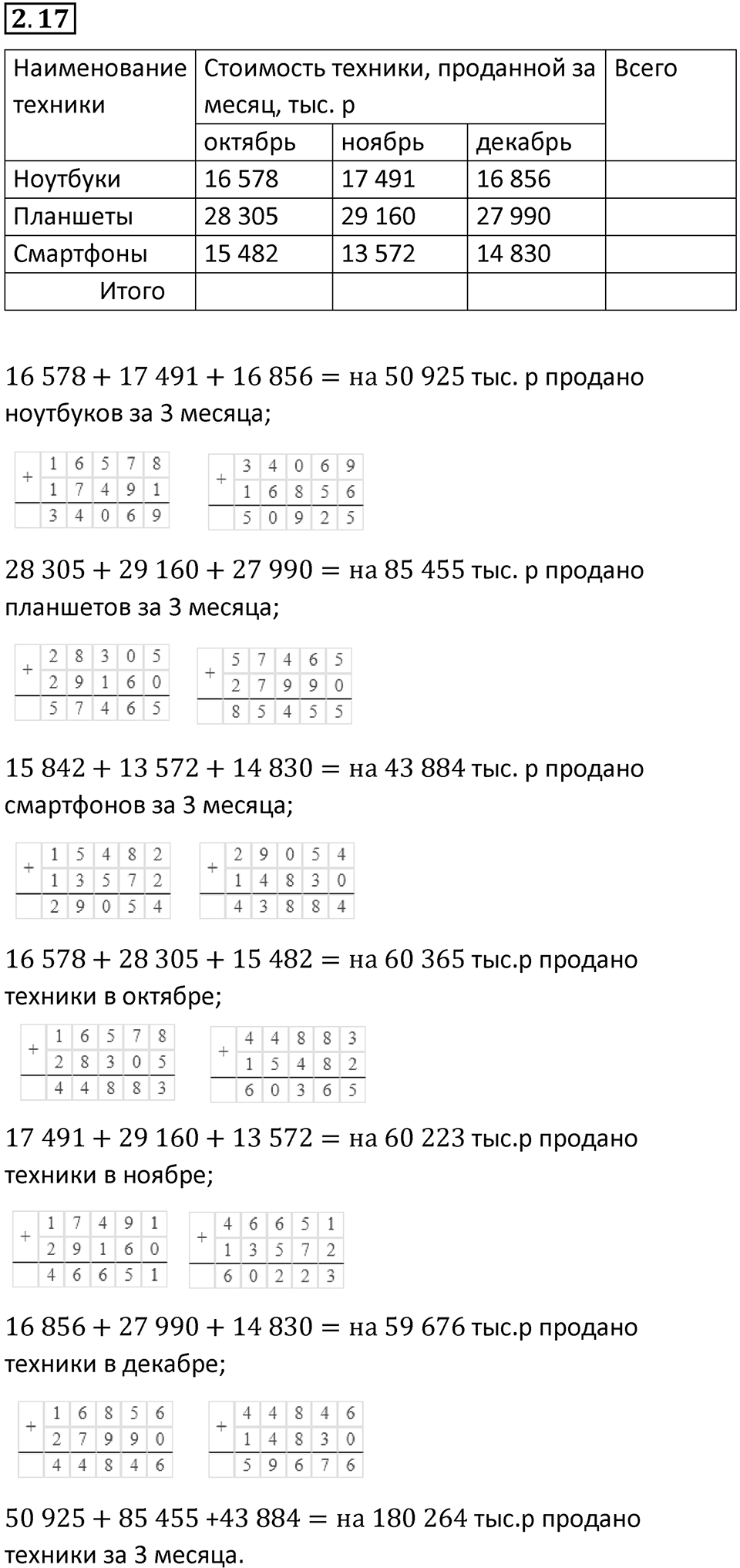 Номер 2.17 — решение 1