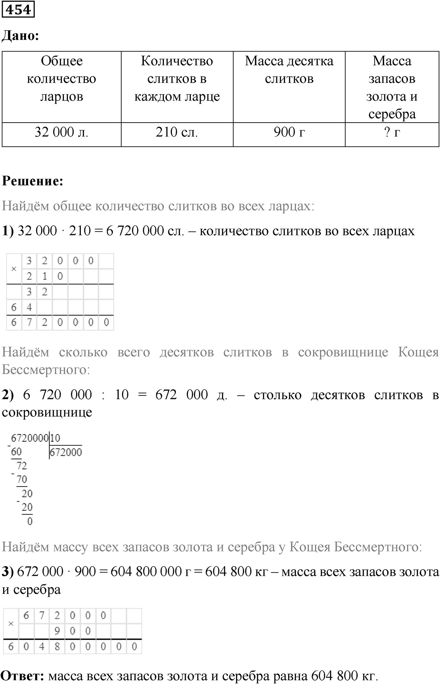 Номер №454 — решение 1