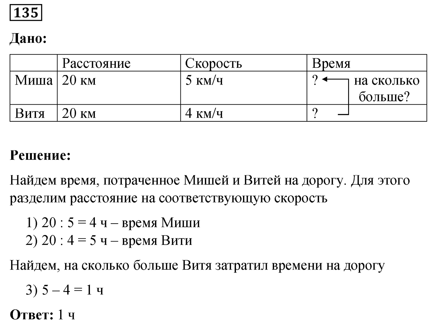 Номер №135 — решение 1