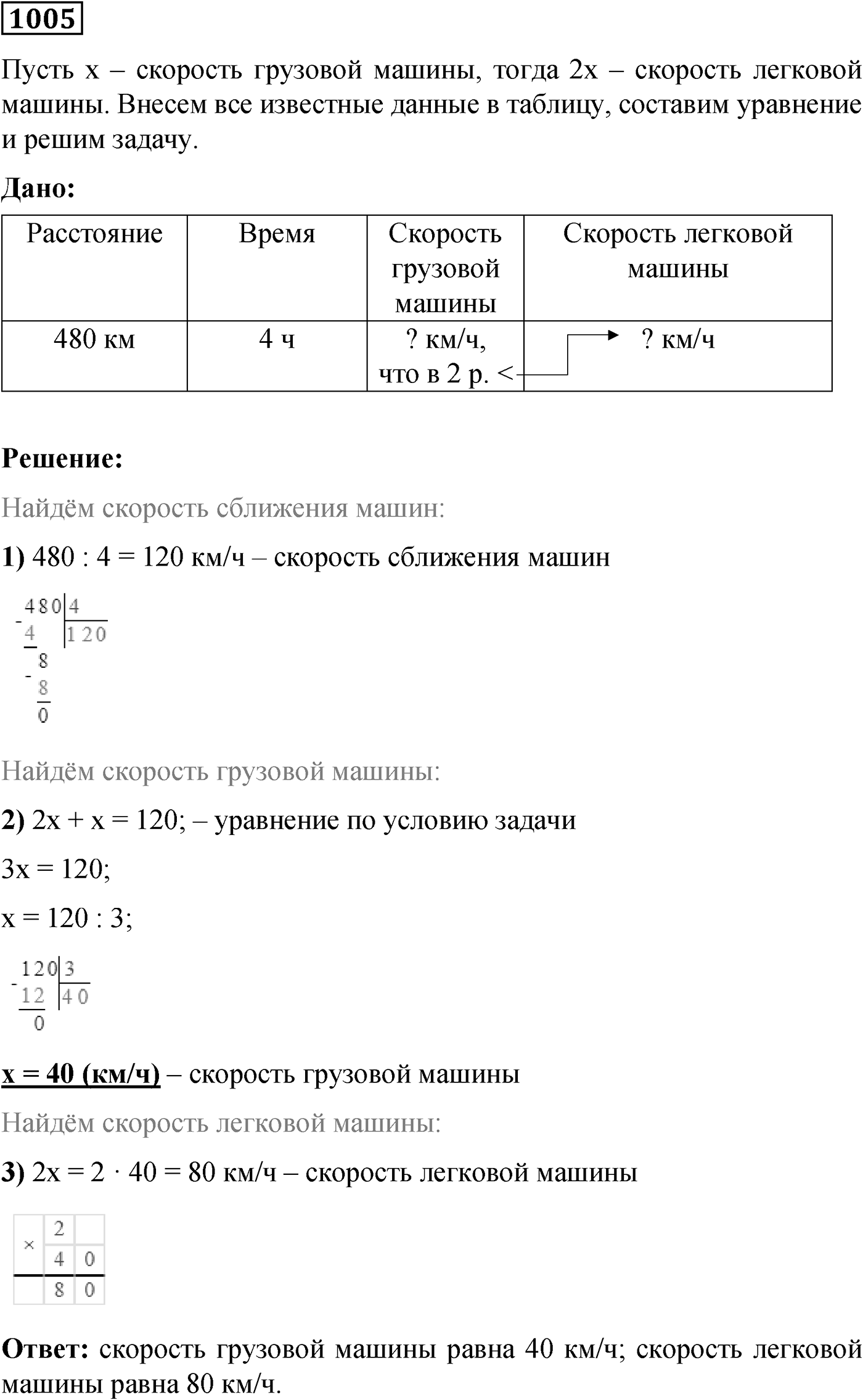 Номер №1005 — решение 1