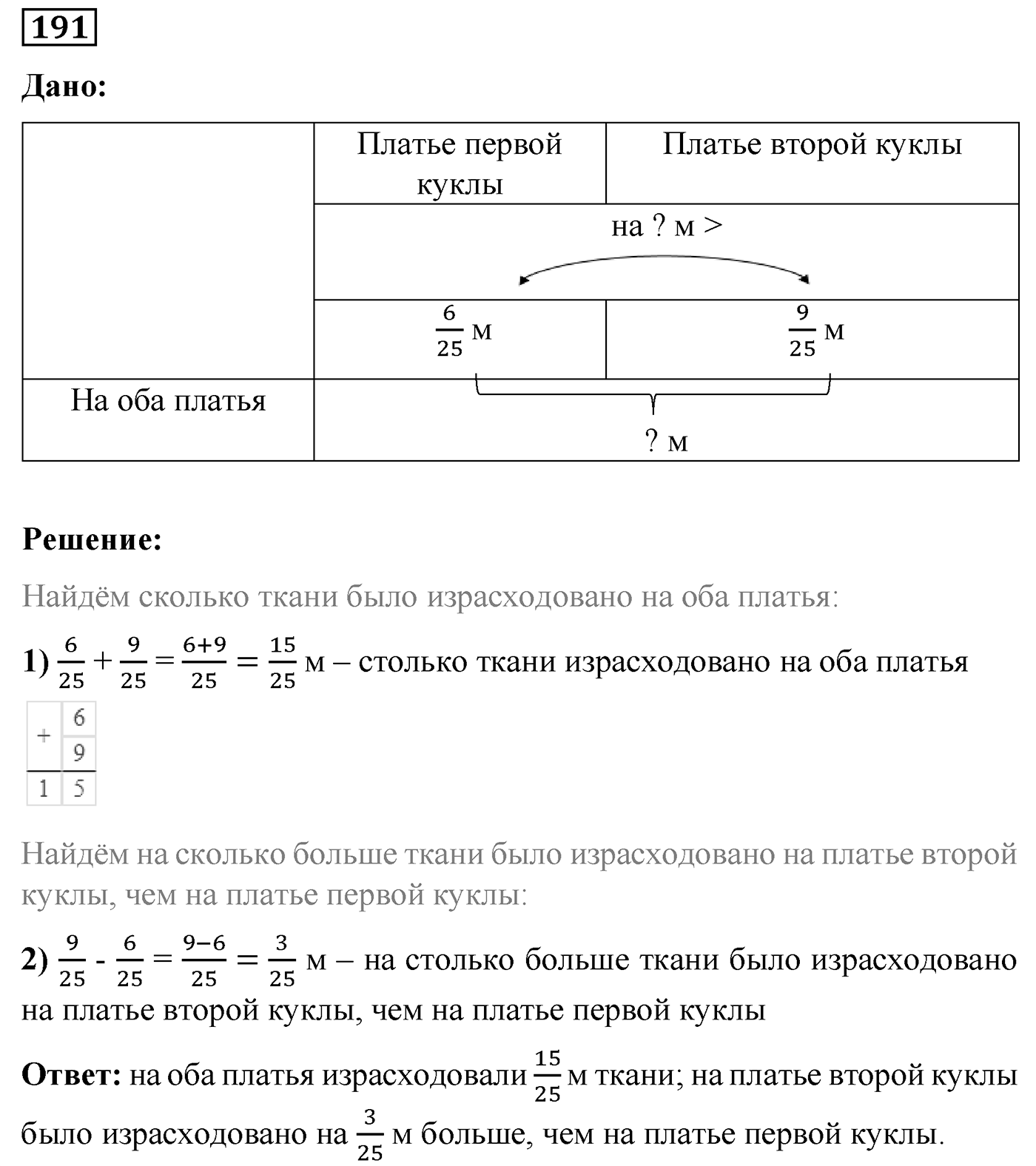 Номер №191 — решение 1