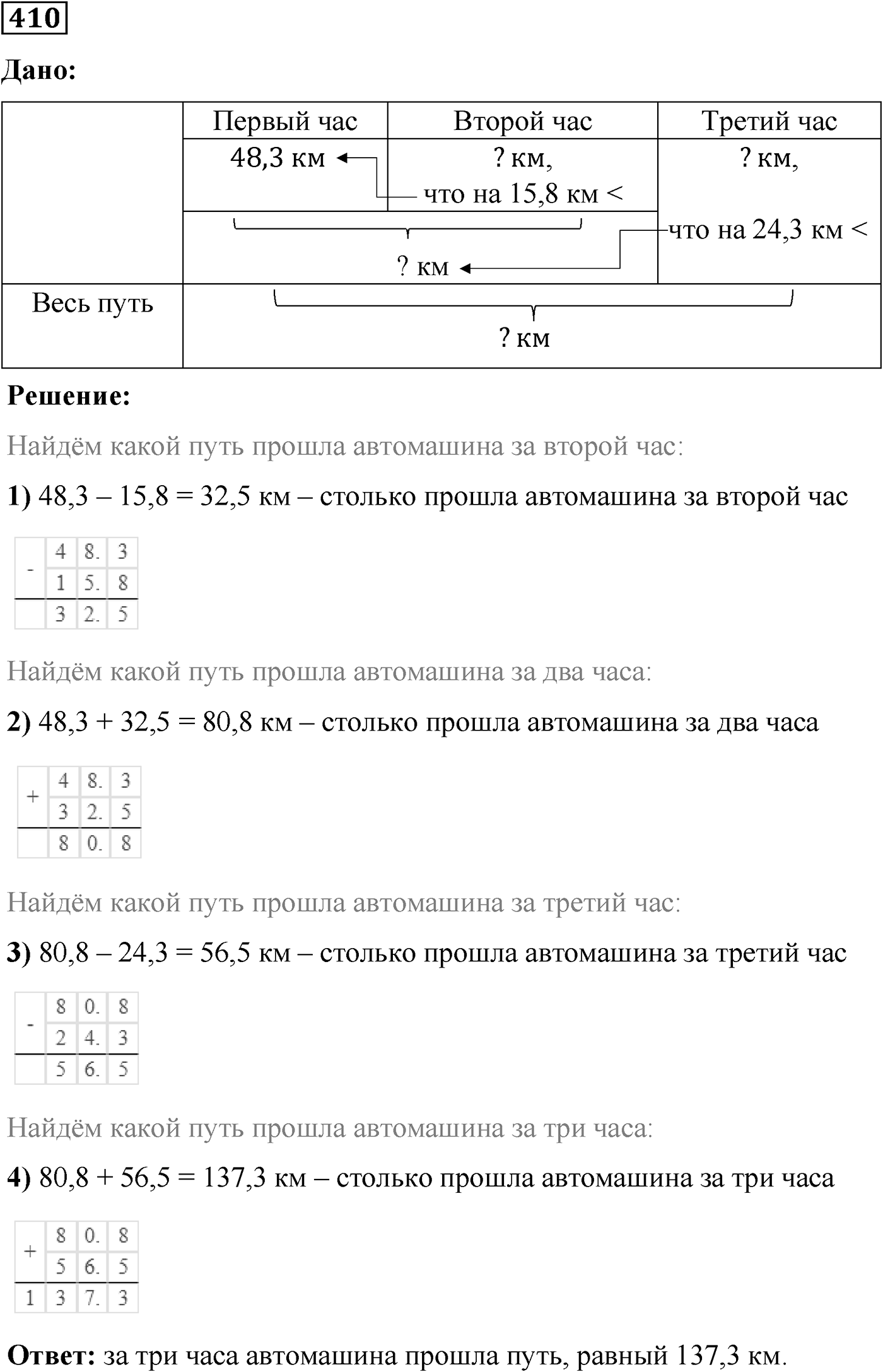 Номер №410 — решение 1