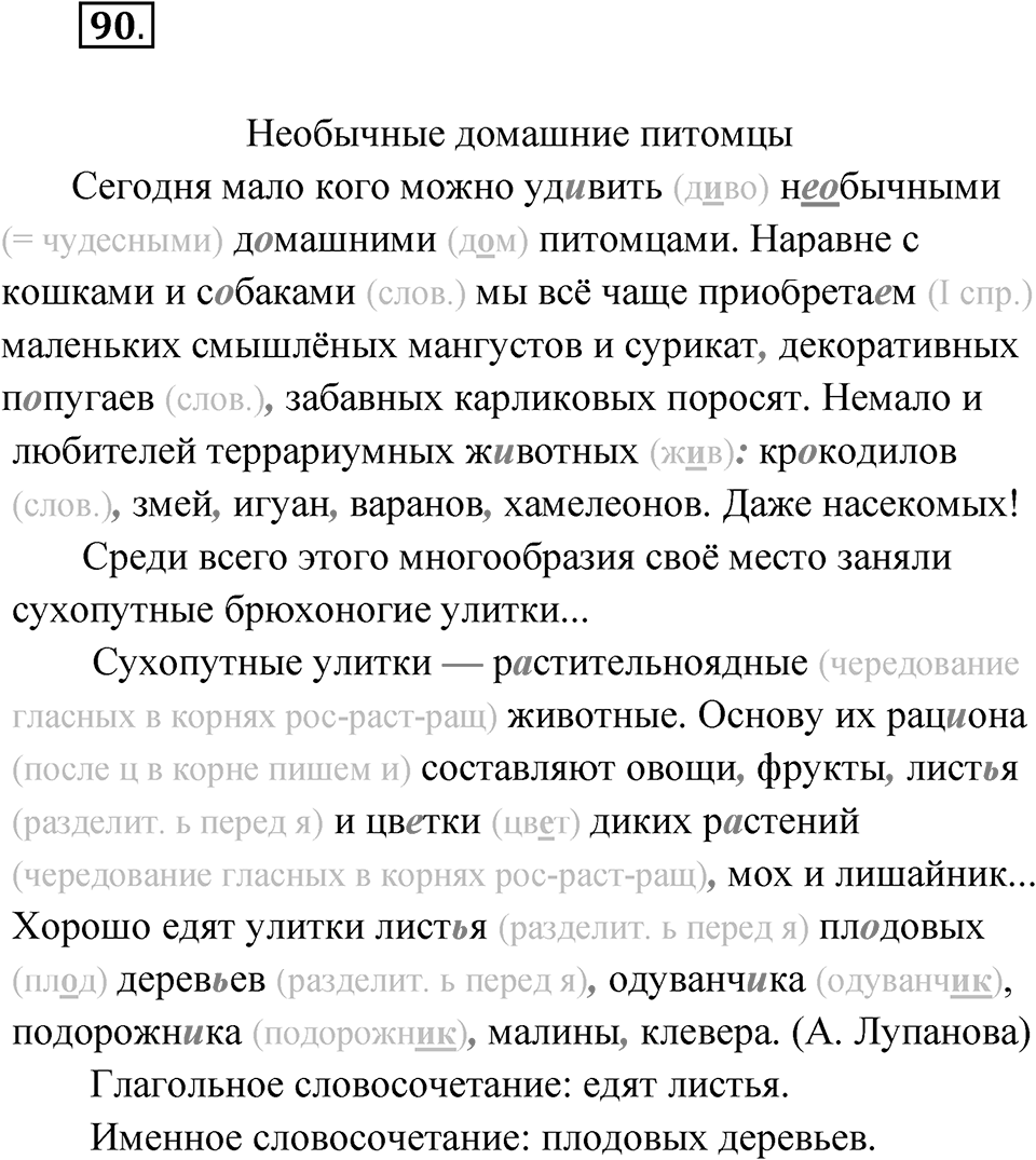 Упражнение 90 — решение 1