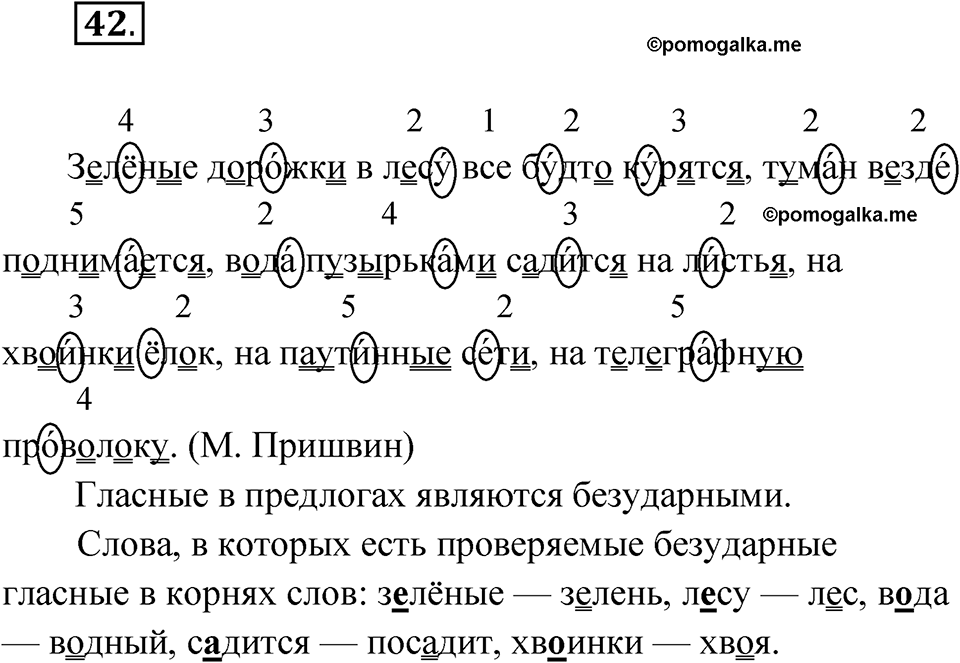 Упражнение 42 — решение 1