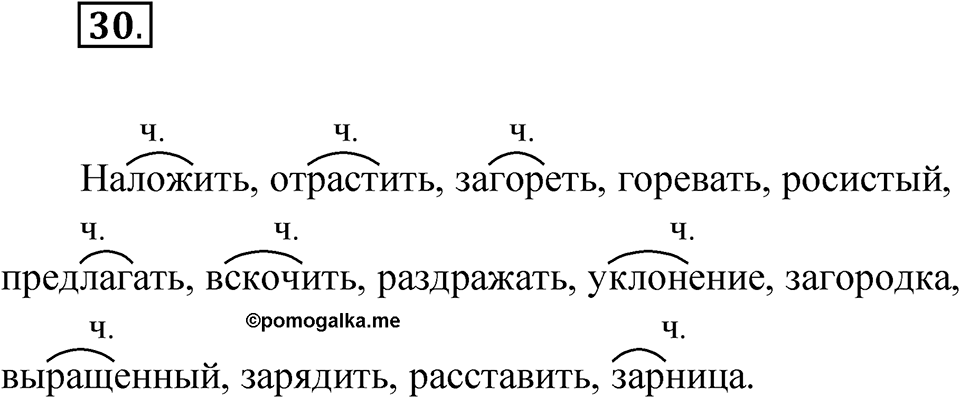 Упражнение 30 — решение 1