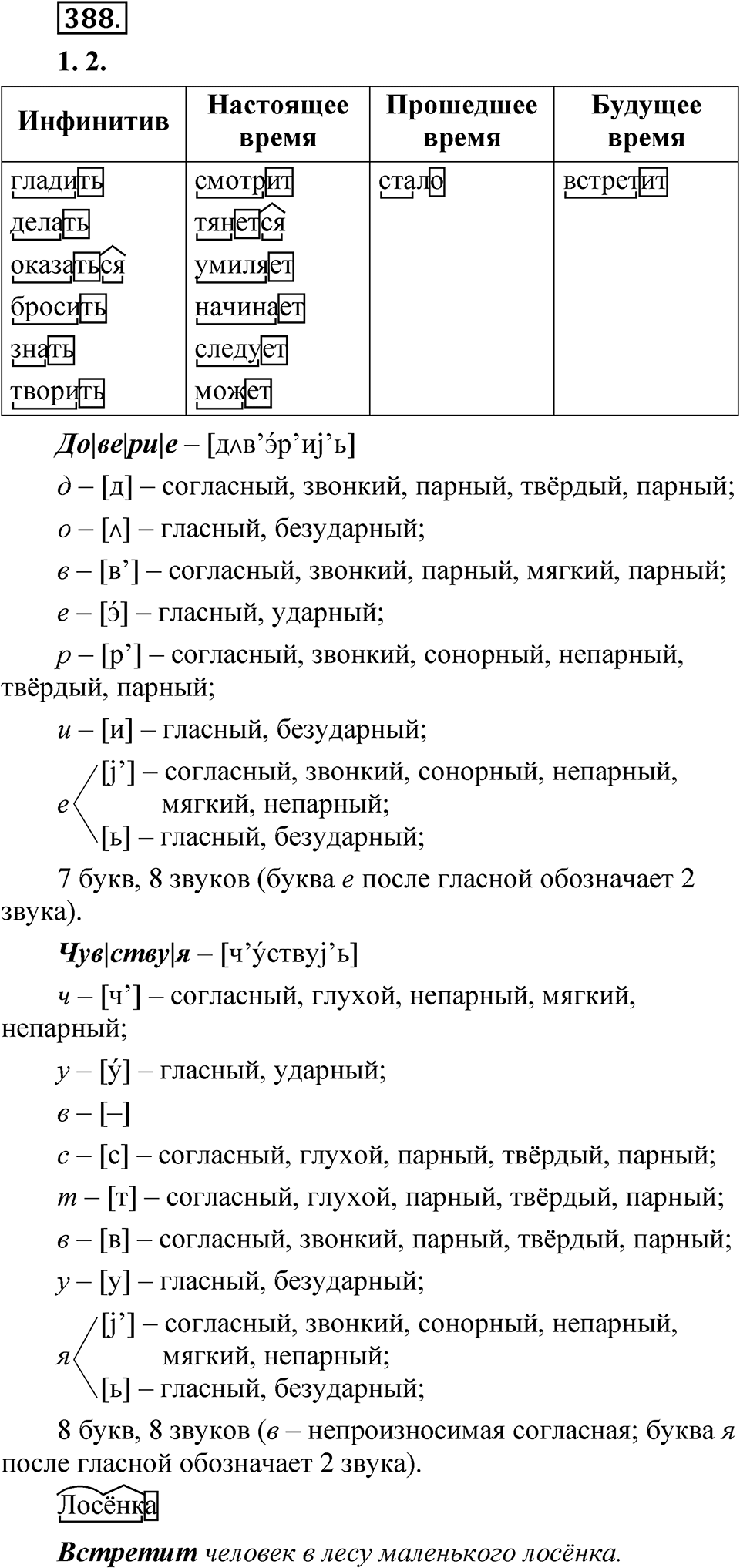 Упражнение 388 — решение 1