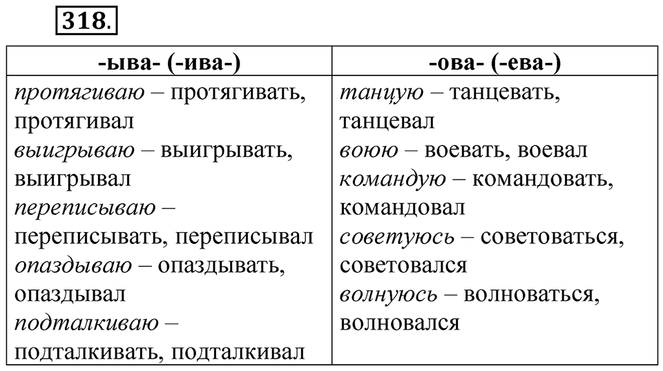 Упражнение 318 — решение 1
