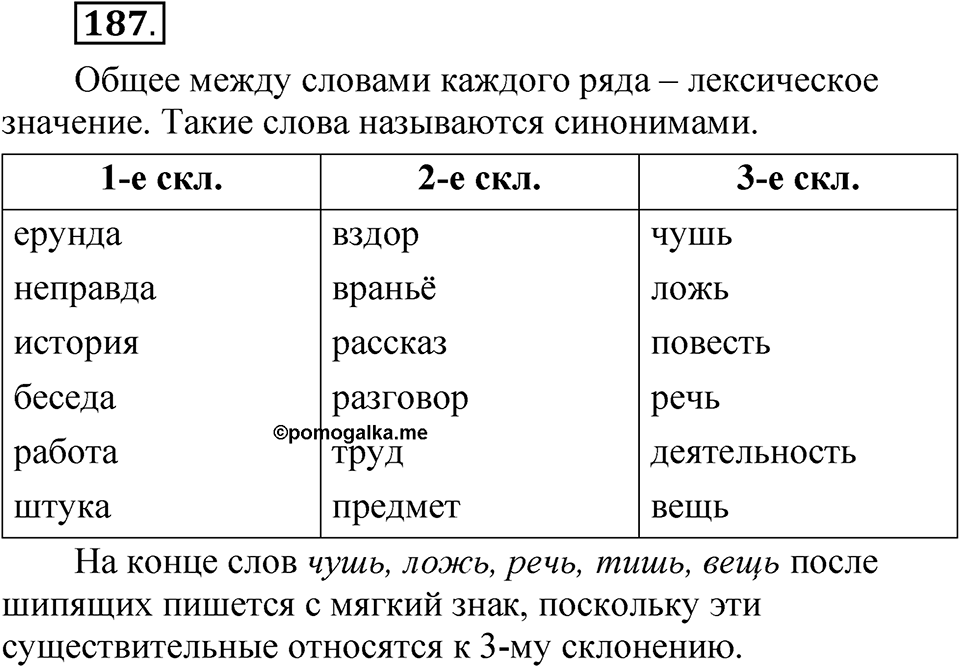 Упражнение 187 — решение 1