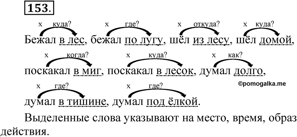 Упражнение 153 — решение 1