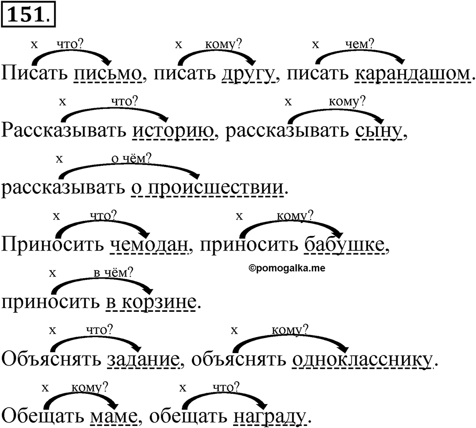Упражнение 151 — решение 1