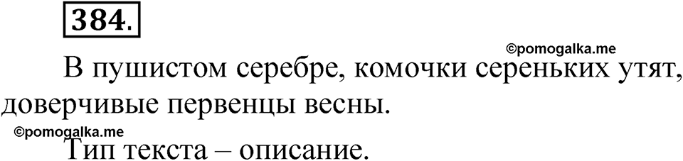 Упражнение 384 — решение 1