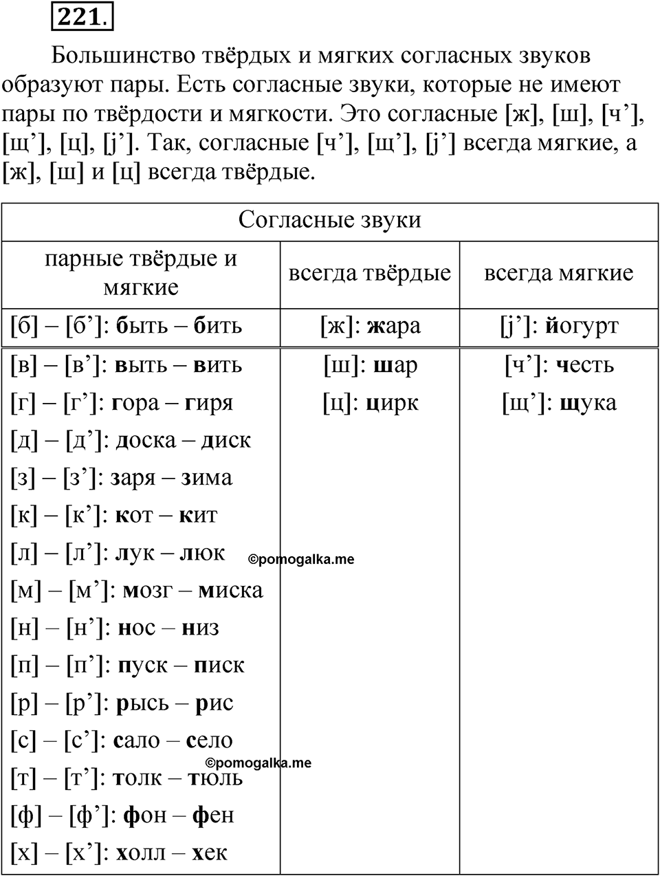 Упражнение 221 — решение 1