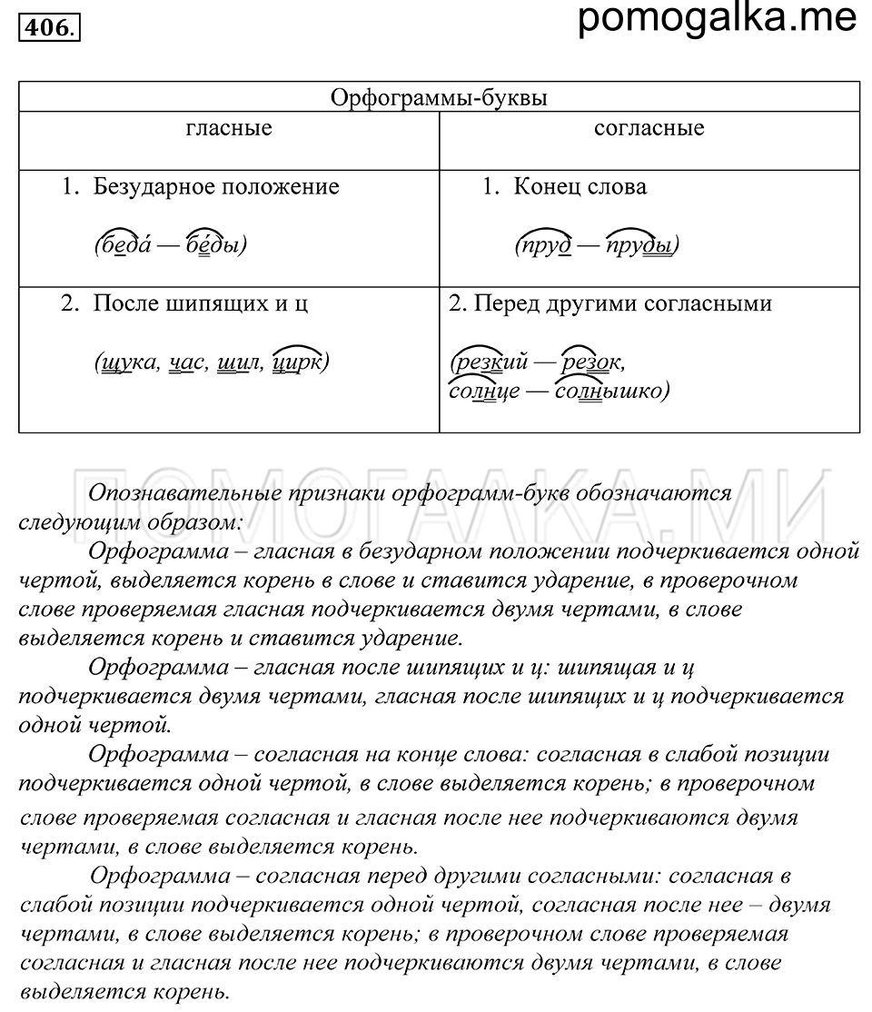 Упражнение 406 — решение 1