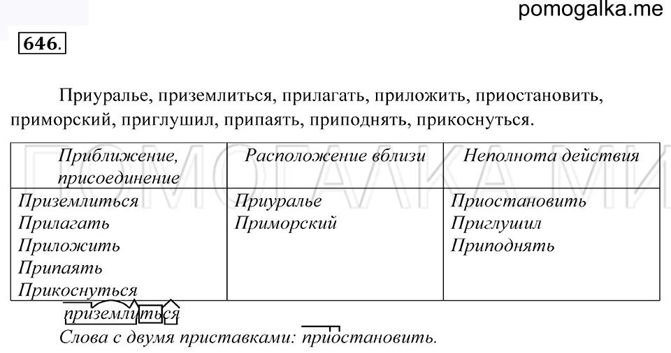 Упражнение 646 — решение 1