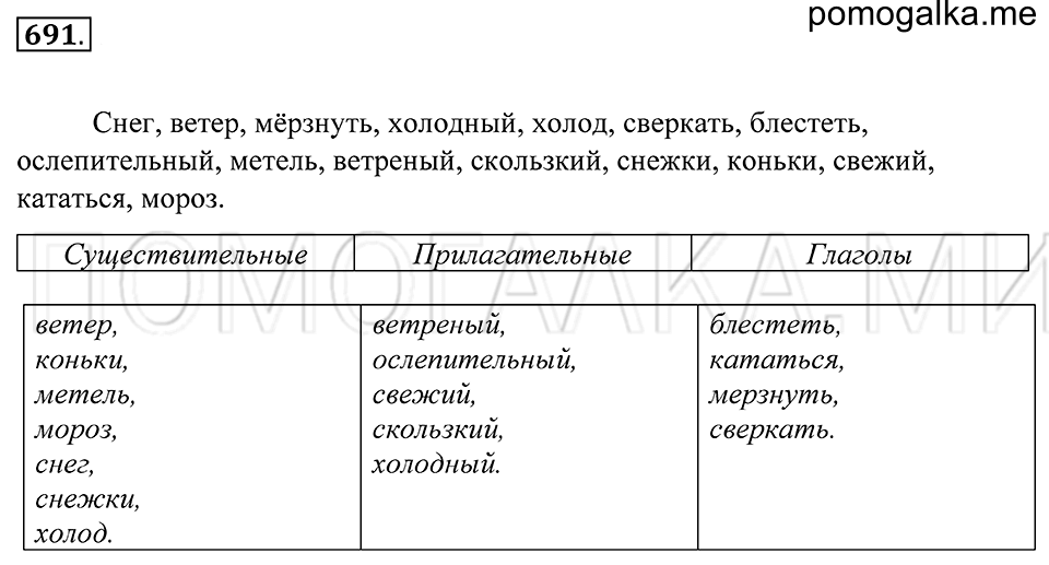 Упражнение 691 — решение 1