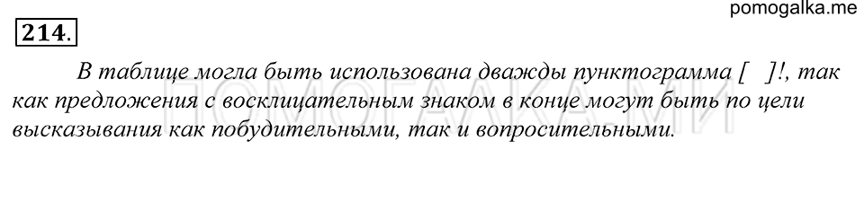 Упражнение 214 — решение 1