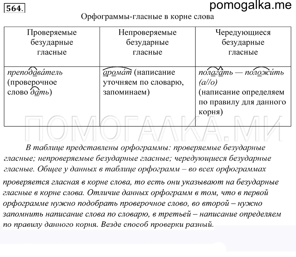 Упражнение 564 — решение 1