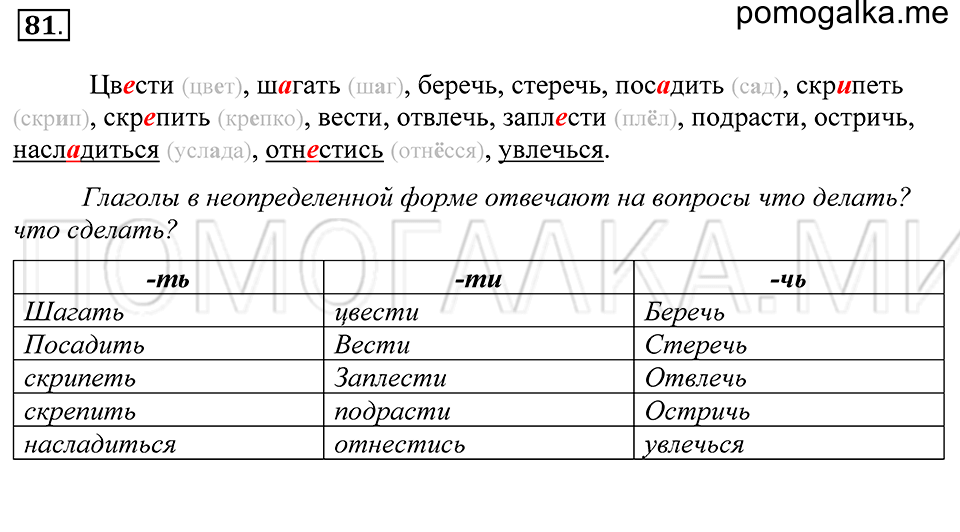 Упражнение 81 — решение 1