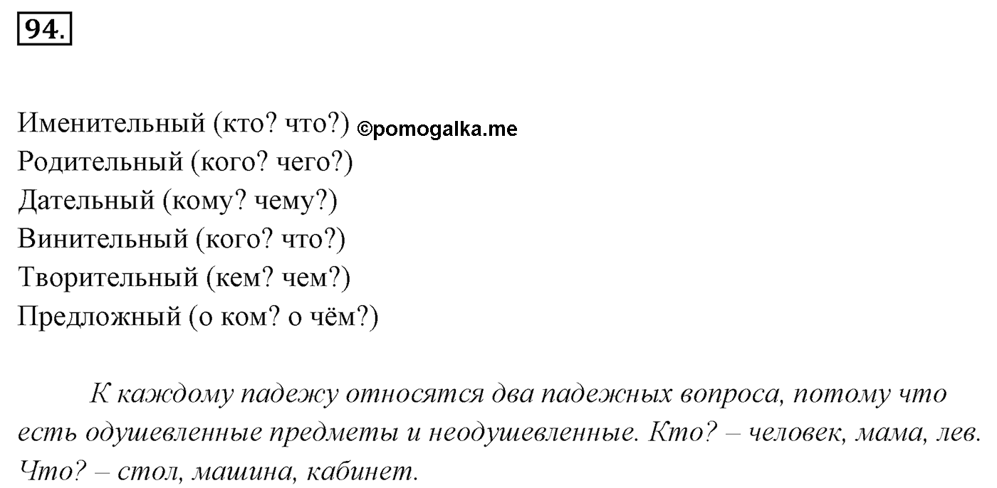 Упражнение 94, ГДЗ по русскому за 5 класс к учебнику Ладыженской, Баранова — решение 2