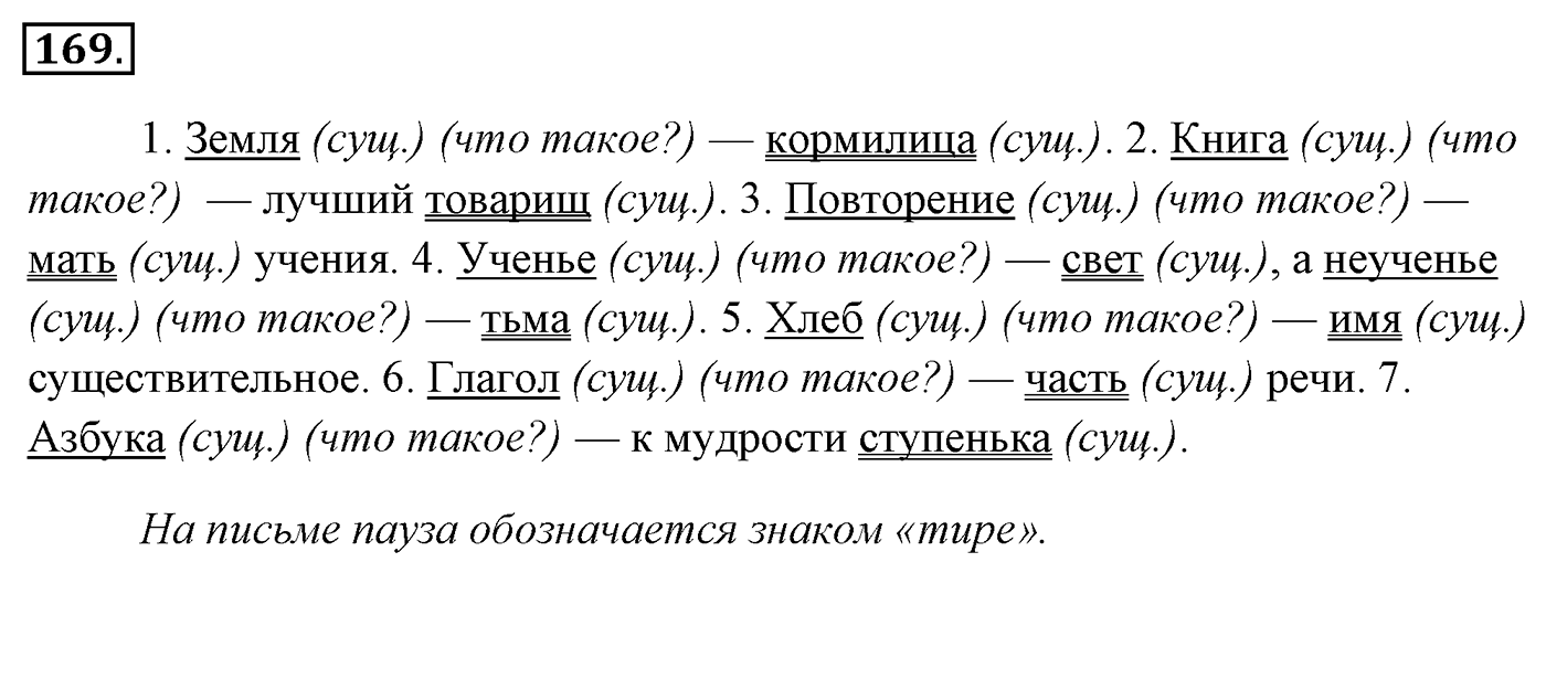 Упражнение 169, ГДЗ по русскому за 5 класс к учебнику Ладыженской, Баранова — решение 2