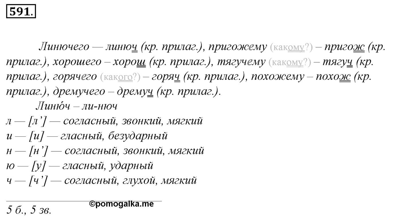 Упражнение 591, ГДЗ по русскому за 5 класс к учебнику Ладыженской, Баранова — решение 2