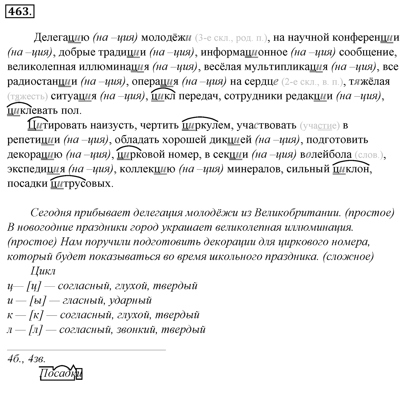 Упражнение 463, ГДЗ по русскому за 5 класс к учебнику Ладыженской, Баранова — решение 2