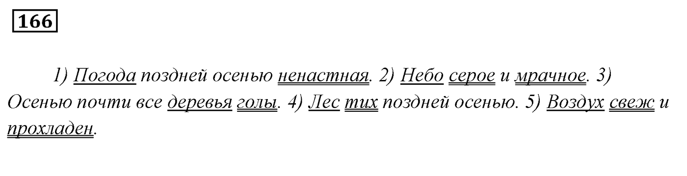Упражнение 166, ГДЗ по русскому за 5 класс к учебнику Ладыженской, Баранова — решение 2