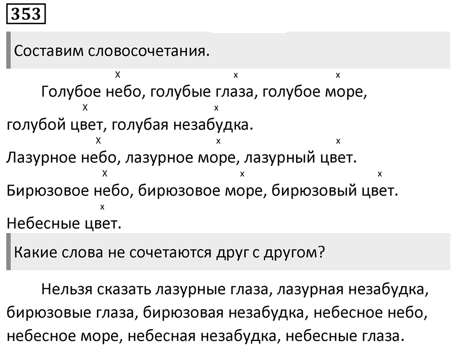 Упражнение 353, ГДЗ по русскому за 5 класс к учебнику Ладыженской, Баранова — решение 1