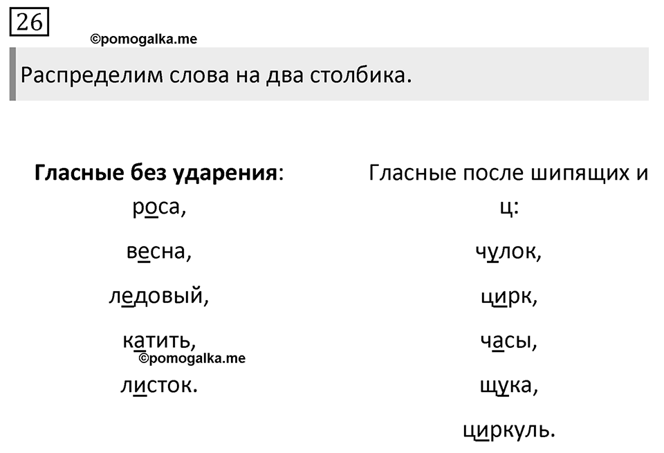 Упражнение 26, ГДЗ по русскому за 5 класс к учебнику Ладыженской, Баранова — решение 1