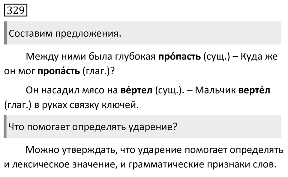 Упражнение 329, ГДЗ по русскому за 5 класс к учебнику Ладыженской, Баранова — решение 1