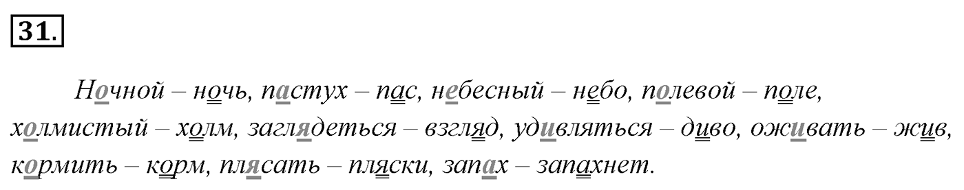 Упражнение 31, ГДЗ по русскому за 5 класс к учебнику Ладыженской, Баранова — решение 2