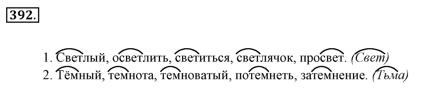 Упражнение 392, ГДЗ по русскому за 5 класс к учебнику Ладыженской, Баранова — решение 2
