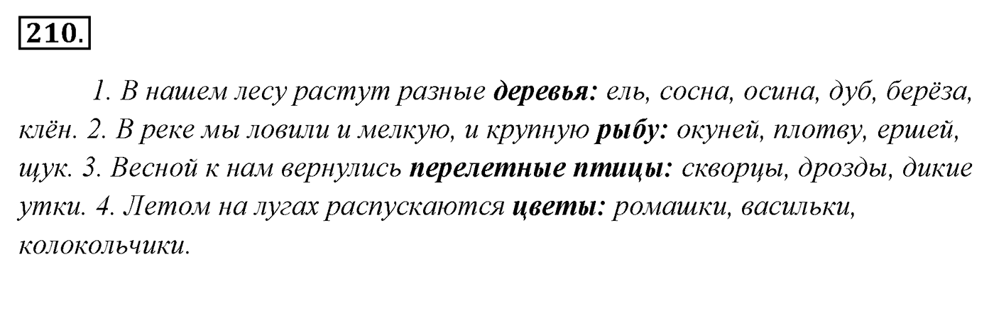 Упражнение 210, ГДЗ по русскому за 5 класс к учебнику Ладыженской, Баранова — решение 2