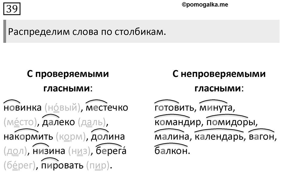 Упражнение 39, ГДЗ по русскому за 5 класс к учебнику Ладыженской, Баранова — решение 1