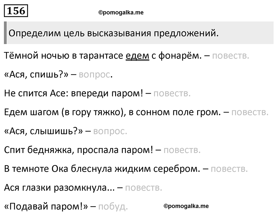 Упражнение 156, ГДЗ по русскому за 5 класс к учебнику Ладыженской, Баранова — решение 1