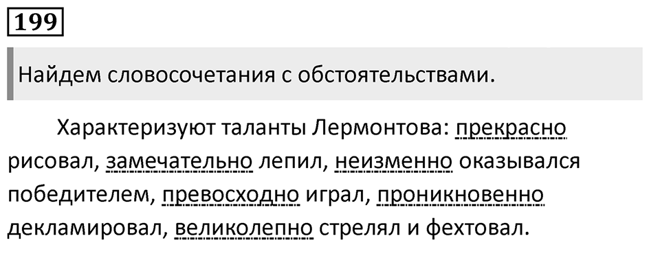 Упражнение 199, ГДЗ по русскому за 5 класс к учебнику Ладыженской, Баранова — решение 1