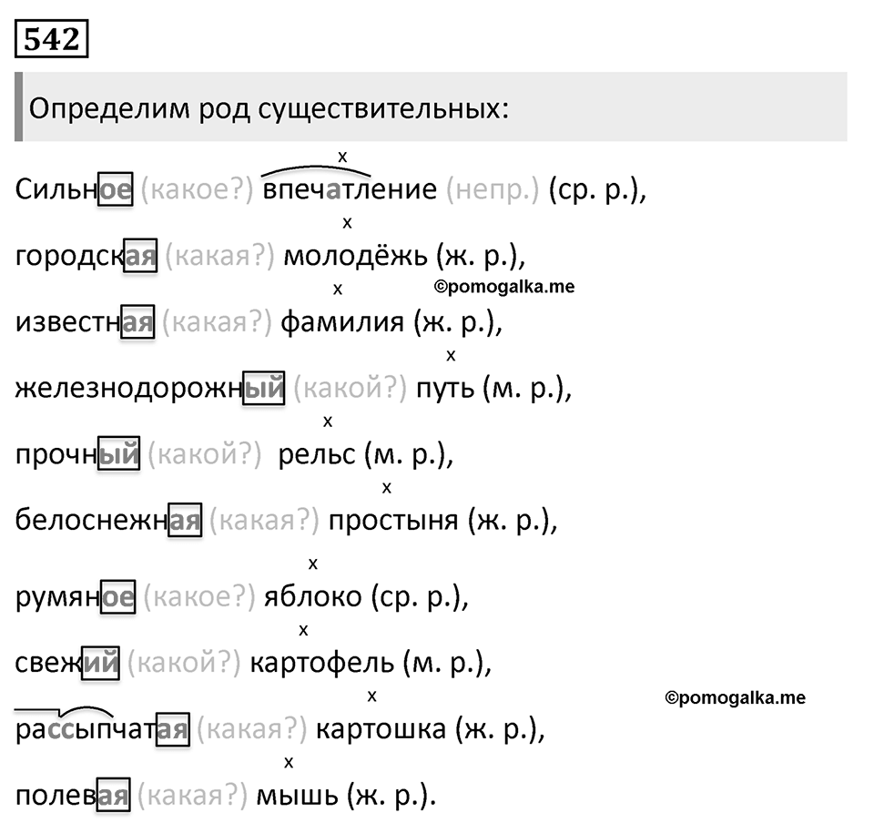 Упражнение 542, ГДЗ по русскому за 5 класс к учебнику Ладыженской, Баранова — решение 1