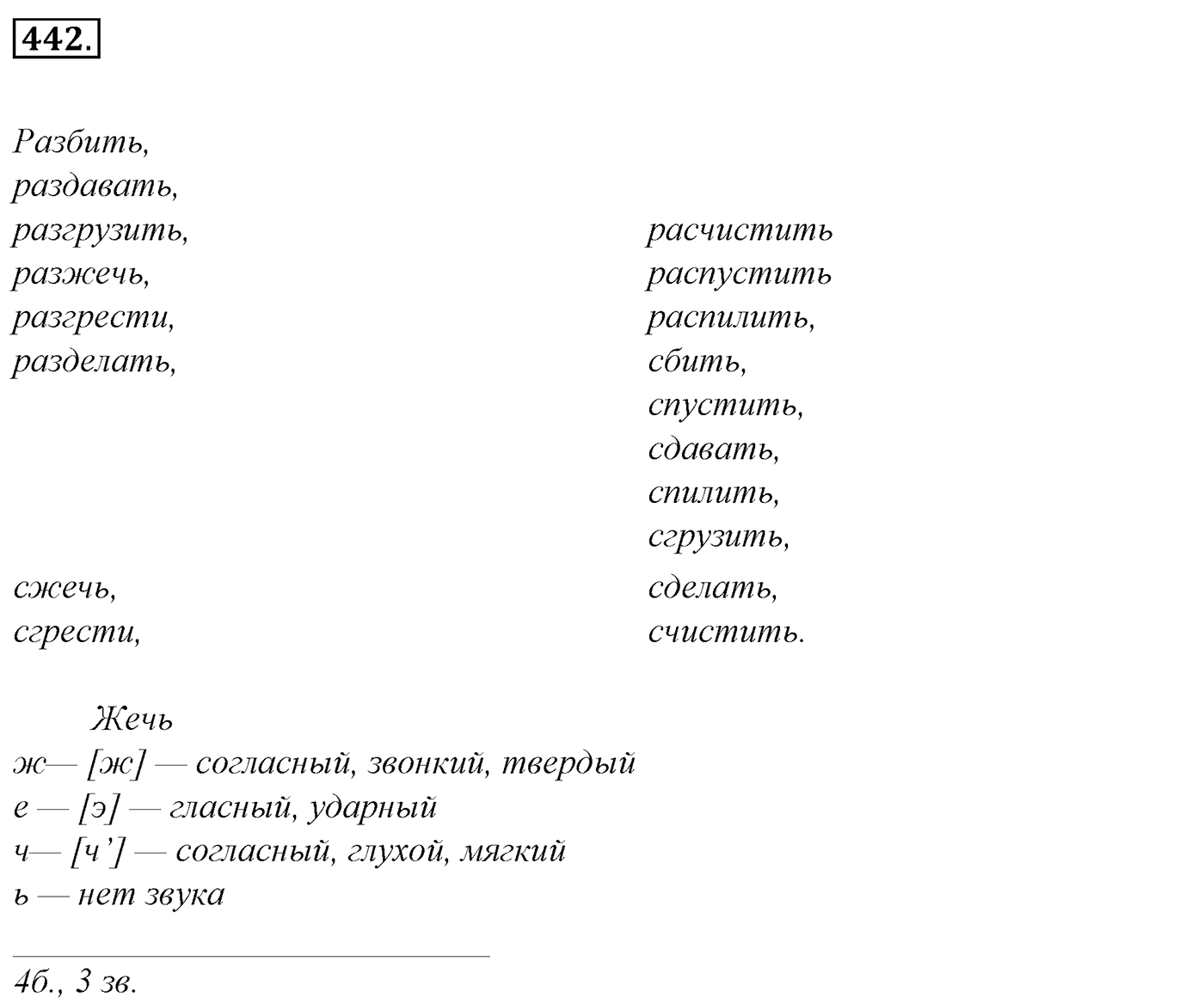 Упражнение 442, ГДЗ по русскому за 5 класс к учебнику Ладыженской, Баранова — решение 2
