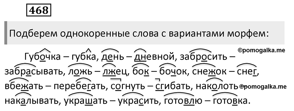 Упражнение 468, ГДЗ по русскому за 5 класс к учебнику Ладыженской, Баранова — решение 1