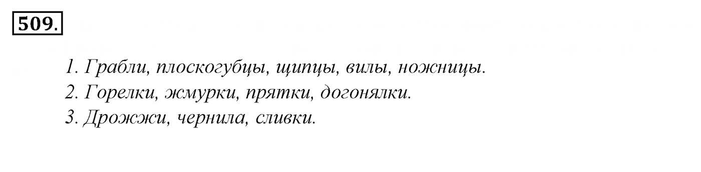 Упражнение 509, ГДЗ по русскому за 5 класс к учебнику Ладыженской, Баранова — решение 2