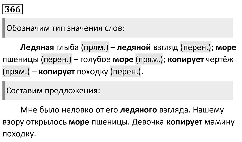 Упражнение 366, ГДЗ по русскому за 5 класс к учебнику Ладыженской, Баранова — решение 1