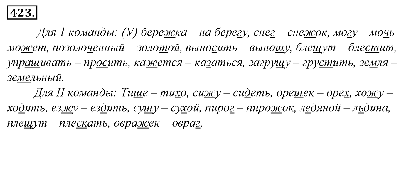 Упражнение 423, ГДЗ по русскому за 5 класс к учебнику Ладыженской, Баранова — решение 2