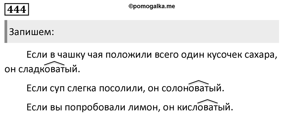 Упражнение 444, ГДЗ по русскому за 5 класс к учебнику Ладыженской, Баранова — решение 1