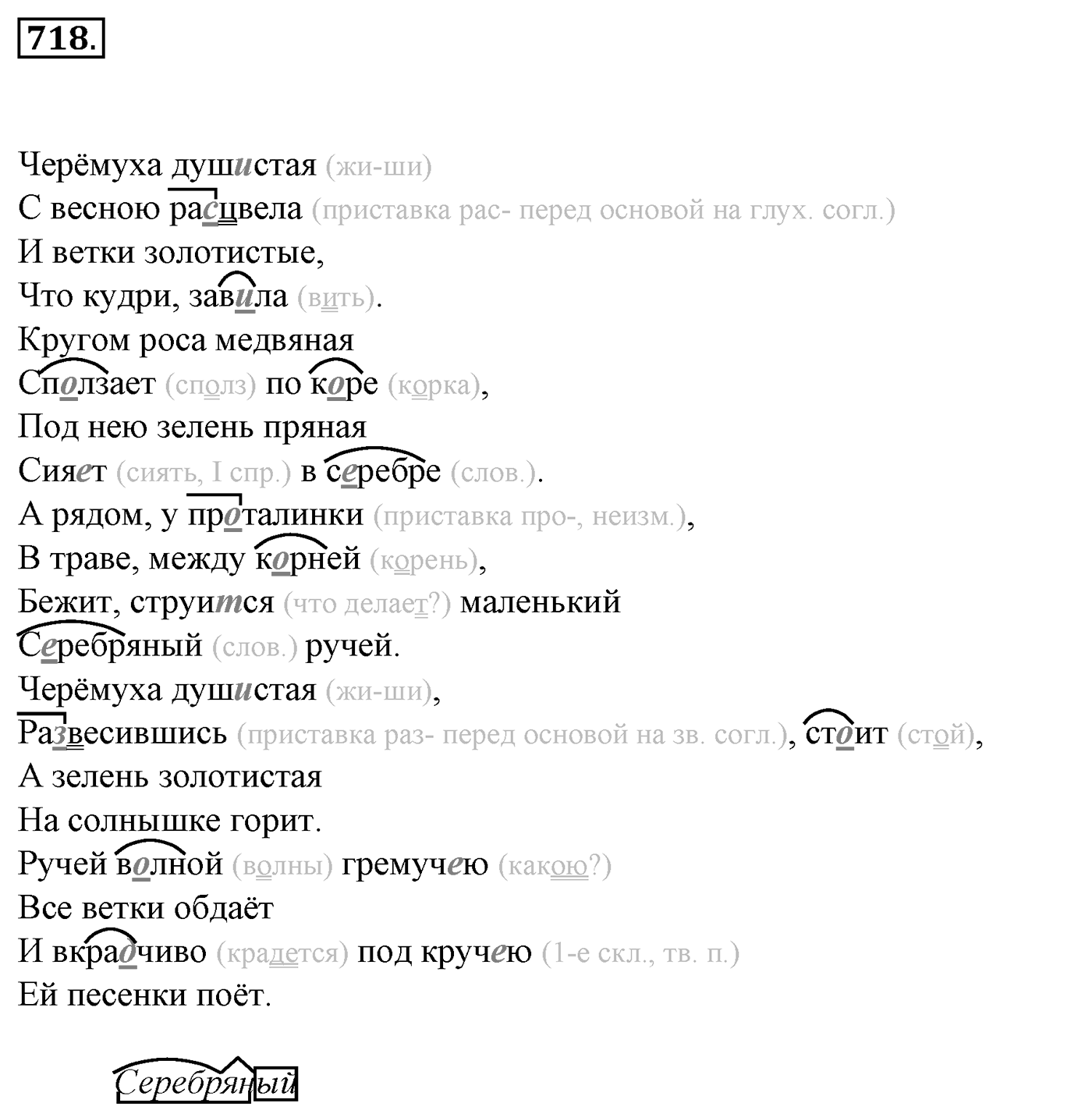 Упражнение 718, ГДЗ по русскому за 5 класс к учебнику Ладыженской, Баранова — решение 2