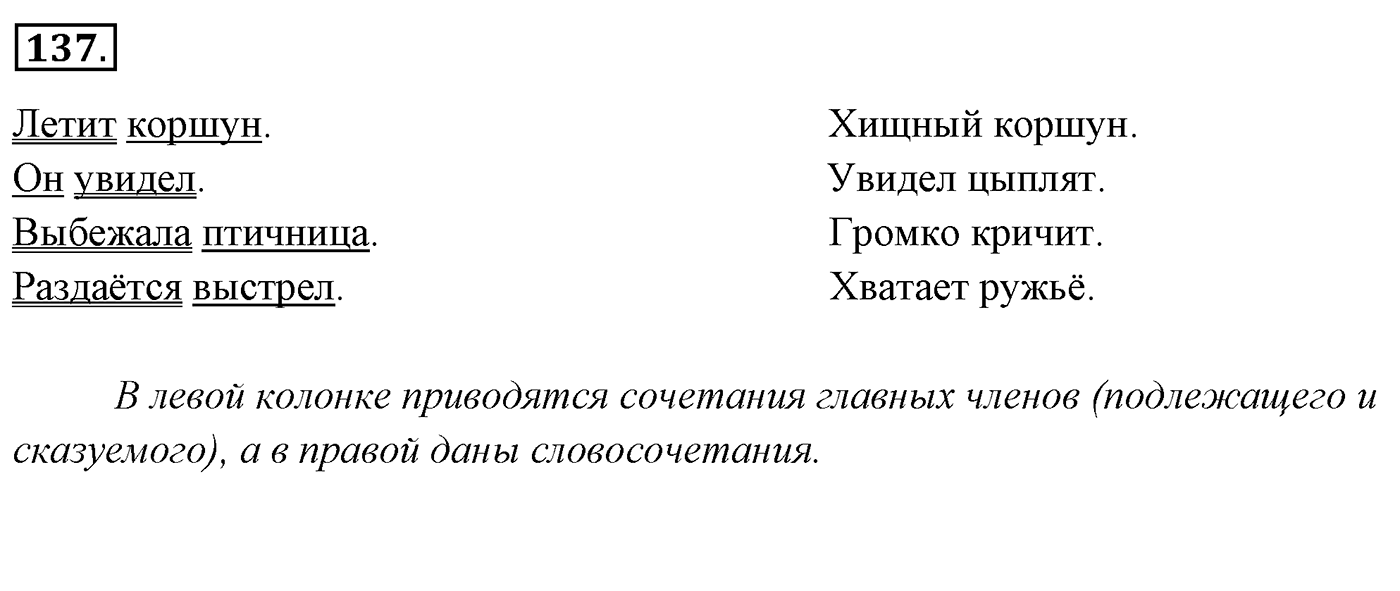 Упражнение 137, ГДЗ по русскому за 5 класс к учебнику Ладыженской, Баранова — решение 2