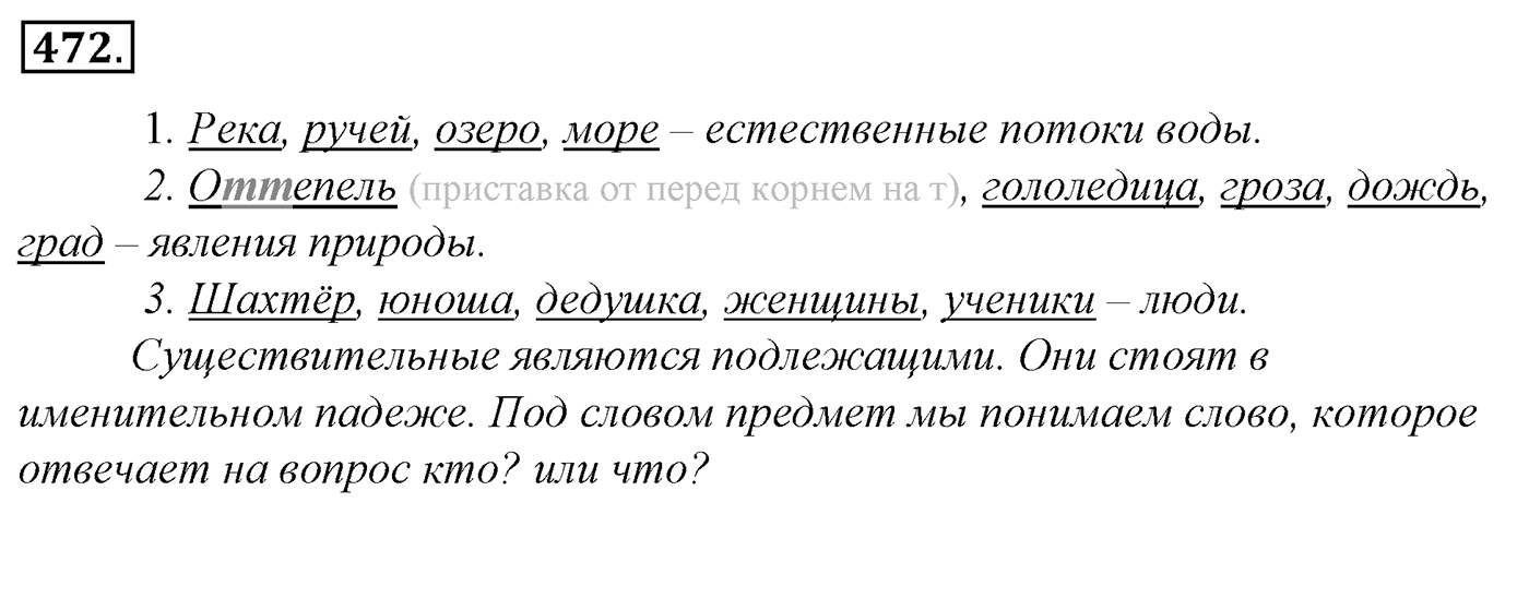 Упражнение 472, ГДЗ по русскому за 5 класс к учебнику Ладыженской, Баранова — решение 2