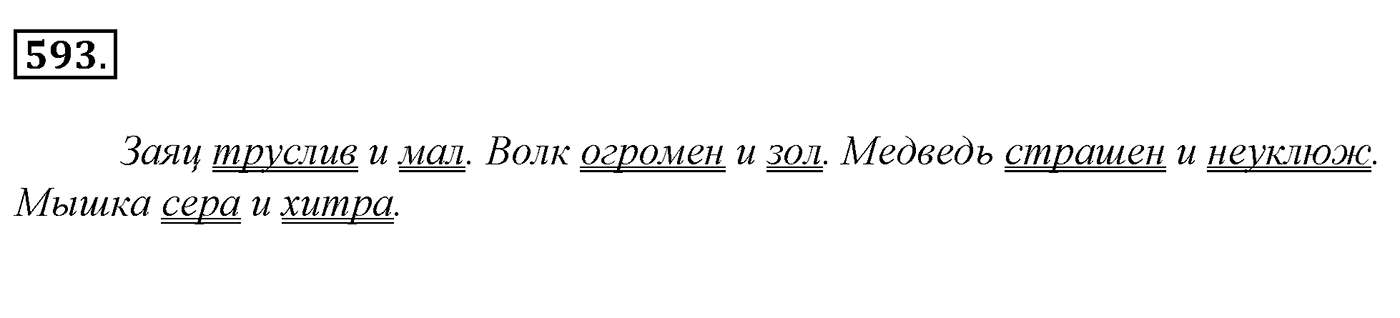 Упражнение 593, ГДЗ по русскому за 5 класс к учебнику Ладыженской, Баранова — решение 2